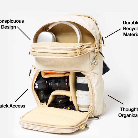 Brevite The Jumper Camera Backpack (Triple Black) - Picture 11 of 15